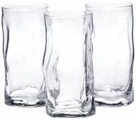 set of glasses bormioli rocco sorgente, 460 ml, 3 pcs. logo