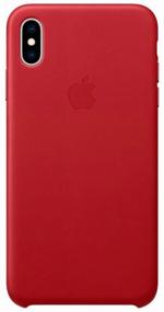 img 3 attached to Apple Leather Case for iPhone XS Max, Red