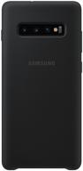 📱 samsung galaxy s10 black case: samsung ef-pg975 - sleek and protective cover logo