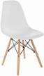 woodville eames chair (pc-015), solid wood, color: white logo
