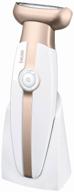 💆 women's electric shaver: beurer hl35 in white and golden logo