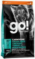 dry food for adult dogs of all breeds go! carnivore grain-free, chicken, turkey, duck, salmon 1 pack. x 1 pc. x 9.98 kg логотип