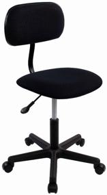 img 3 attached to 🪑 Black Textile Upholstered Office Chair - Bureaucrat CH-1201NX