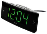 radio alarm clock harper hclk-2044 black logo