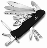 нож многофункциональный victorinox work champ черный логотип