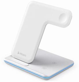 img 4 attached to ⚡️ Ultimate Wireless 4-in-1 Charging Station: iPhone, Apple Watch, Airpods, 20 W Fast Charge