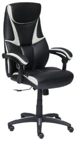 img 3 attached to Компьютерное кресло TetChair Cambridge для руководителя, обивка: искусственная кожа/текстиль, цвет: черный/светло-серый