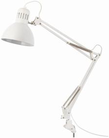 img 4 attached to 💡 IKEA Office Lamp 10355726: 13W E27, White Armature & Shade - Sleek and Functional Lighting