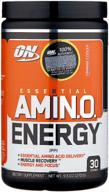amino acid complex optimum nutrition essential amino energy, orange, 270 gr. logo