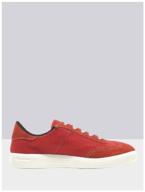 low shoes are cross, an art. ip-09113-2/red, velor+mesh, r. 43 logo