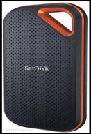 4tb external ssd sandisk extreme pro portable v2, usb 3.2 gen 2 type-c, black logo