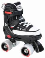 roller skates hudora rollschuh roller skate, 22032, r. 36 – 39, black/white logo