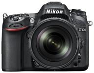 photo camera nikon d7100 kit af-s dx nikkor 18-105mm f/3.5-5.6g vr, black логотип
