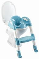 🚽 thermobaby kiddyloo toilet seat with step: convenient blue/white potty training aid логотип