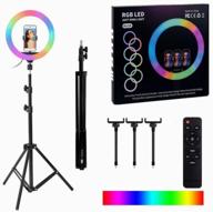 📷 45cm professional tripod with remote control for rgb led ring lamp logo