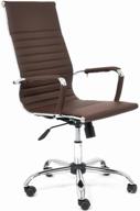 computer chair tetchair urban office, upholstery: imitation leather, color: brown 36-36 logo