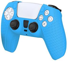 img 4 attached to Sony PlayStation 5 DualSense Silicone Case for PS5 Controller (blue)