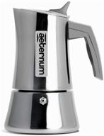 🔥 premium metallic geyser coffee maker - bialetti aeternum divina 160ml - best buy! логотип