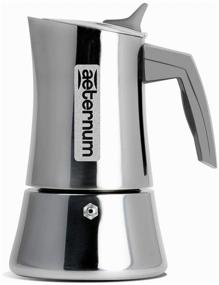 img 4 attached to 🔥 Premium Metallic Geyser Coffee Maker - Bialetti Aeternum Divina 160ml - Best Buy!