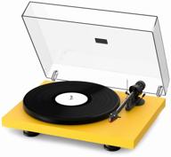turntable pro-ject debut carbon evo (2m-red) satin yellow logo