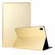 case for tablet lenovo tab p11 / p11 plus 11" (2021) tb-j606f/tb-j616f, leather, transforms into a stand (gold) logo