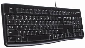 img 3 attached to Keyboard Logitech Keyboard K120 EER Black USB black, English (QWERTZ)