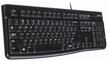 keyboard logitech keyboard k120 eer black usb black, english (qwertz) logo