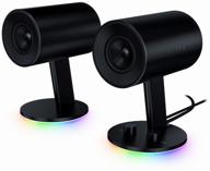 computer speaker razer nommo chroma black logo