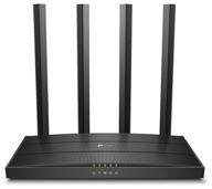 беспроводной маршрутизатор wifi tp-link archer c6, черный logo