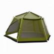 tent camping tramp mosquito, green logo