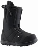 🏂 high-quality, stylish burton moto snowboard boots - size 8.5, black логотип