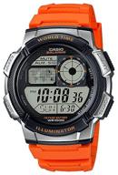 wrist watch casio ae-1000w-4b, silver logo
