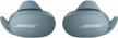 bose quietcomfort earbuds wireless headphones, stone blue logo