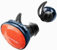 bose soundsport free wireless headphones, bright orange logo