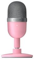 wired microphone razer seiren mini, equipment: microphone capsule, connector: micro usb, pink логотип