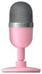 wired microphone razer seiren mini, equipment: microphone capsule, connector: micro usb, pink logo