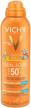 vichy capital ideal soleil sun spray veil anti-sand for kids spf 50+ 50pcs 200 ml logo