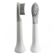replacement toothbrush heads for xiaomi soocas so white ex3 a set of 2 pcs. white logo