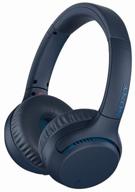 sony wh-xb700 wireless headphones, blue logo