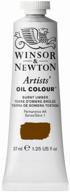 winsor & newton artists oil paint, burnt umber logo