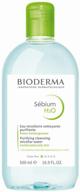 bioderma micellar water sebium h2o, 500 ml logo