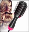 one step hot air brush / hair curling & straightening brush / volumizing blow dryer logo
