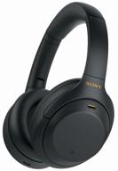 wireless headphones sony wf-1000xm3, black logo