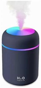 img 4 attached to Air humidifier usb colorful humidifier, black