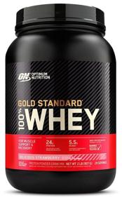 img 3 attached to Optimum Nutrition 100% Whey Gold Standard Protein, 909g, Strawberry
