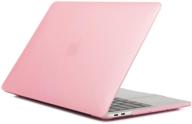 case palmexx maccase for macbook air 13" (2018-2020) a1932, a2179, a2337, matte pink логотип