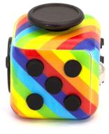 antistress brains fidget cube multicolored logo