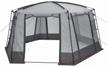 camping tent trek planet siesta tent, black / gray logo