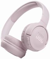 jbl tune 510bt wireless headphones, pink logo