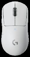 logitech pro x superlight wireless gaming mouse, white logo